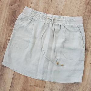 100% Linen Skort Ellen Tracy Medium
